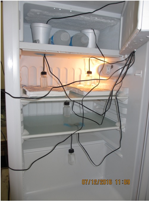 a dormitory style refrigerator freezer unit