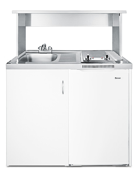 30 in. Compact Kitchen in White