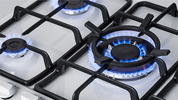 flat burner gas stove