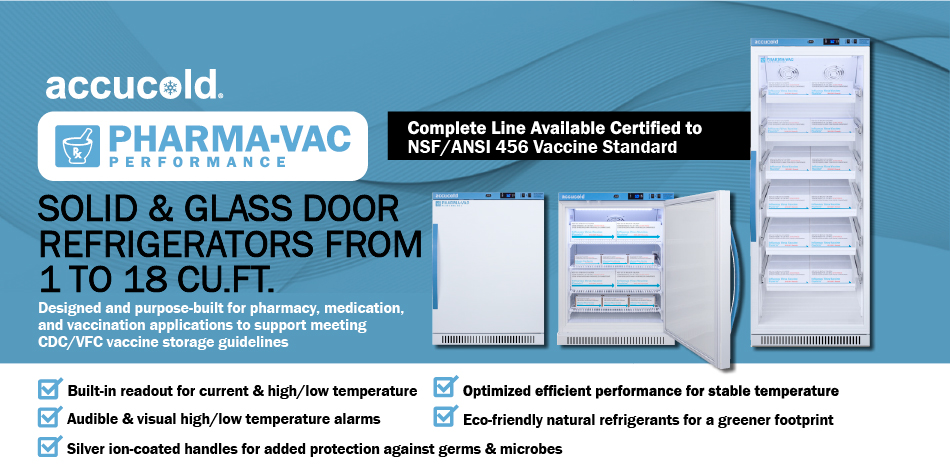 Pharma-Vac Performance Series Refrigeration Products