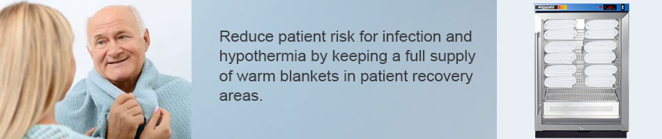 Combat patient chills with a blanket warmer warming cabinet