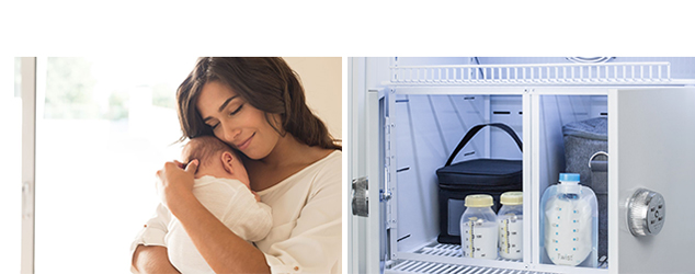 Lactation Room Breast Milk Refrigerator & Freezer