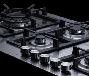 34" Wide 5-Burner Gas Cooktop In Stainless Steel / GCJ536SS