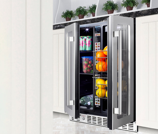 High Quality Slim Drinks Fridge with ISO certified