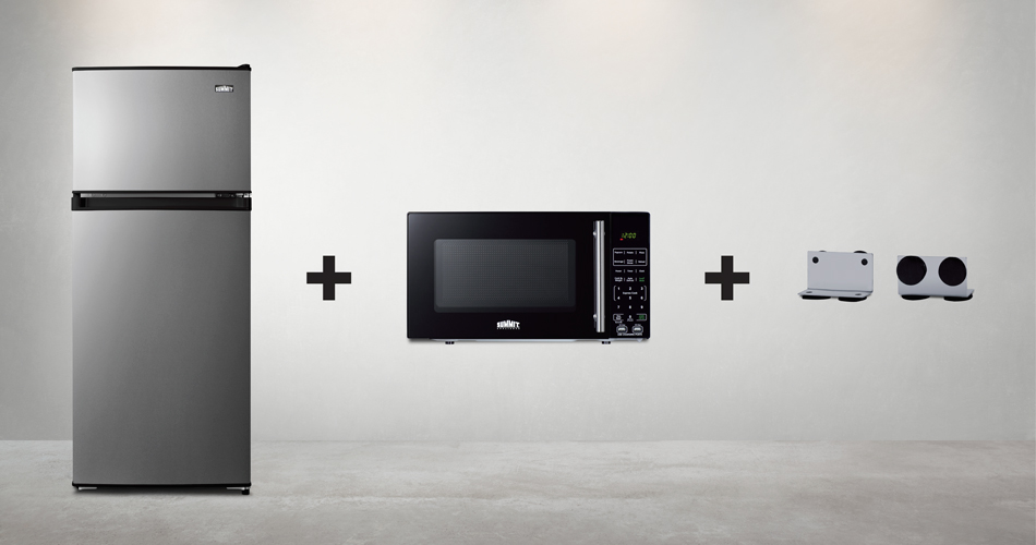 Microwave and Refrigerator Combinations