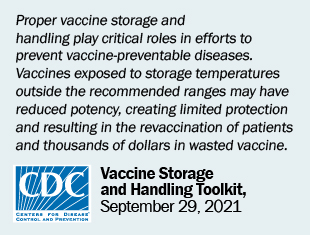 CDC Vaccine Storage Guide and Toolkit