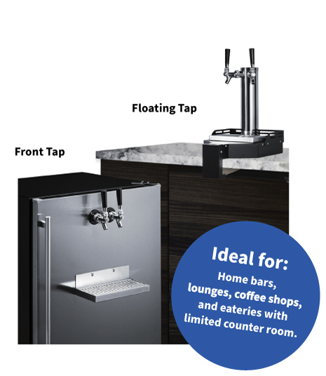 Built-in Undercounter Kegerators