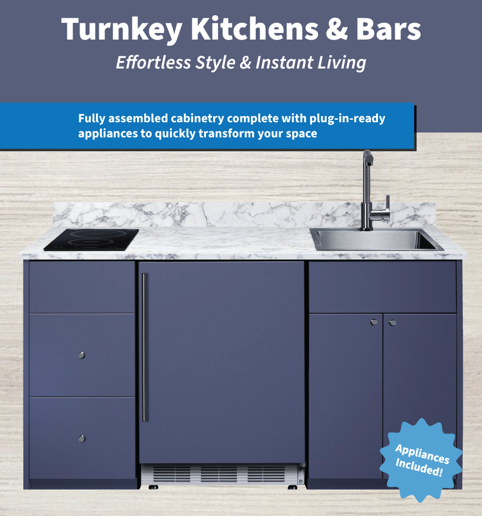 Turnkey Kitchens & Bars by Summit Appliance