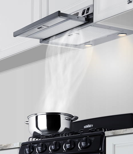 Retractable Range Hood Header 
