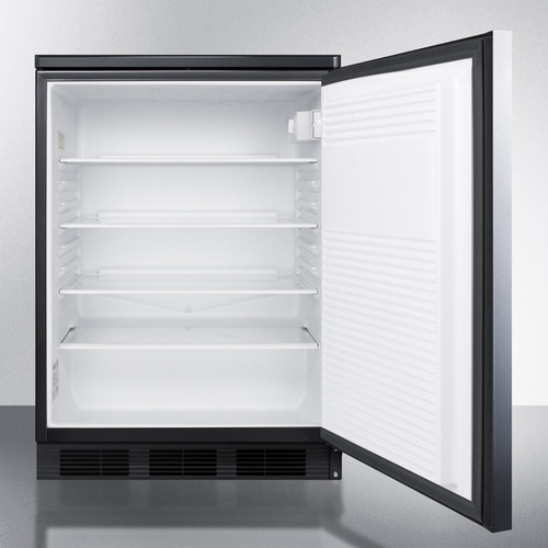 FF7LBLBISSHH Refrigerator Open