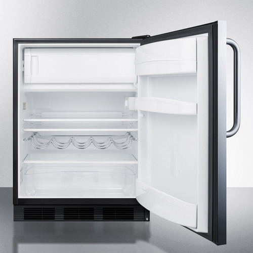 CT663BCSS Refrigerator Freezer Open