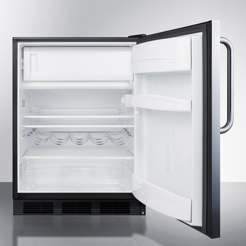 CT663BSSTB Refrigerator Freezer Open