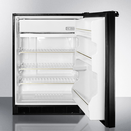 BI605B Refrigerator Freezer Open