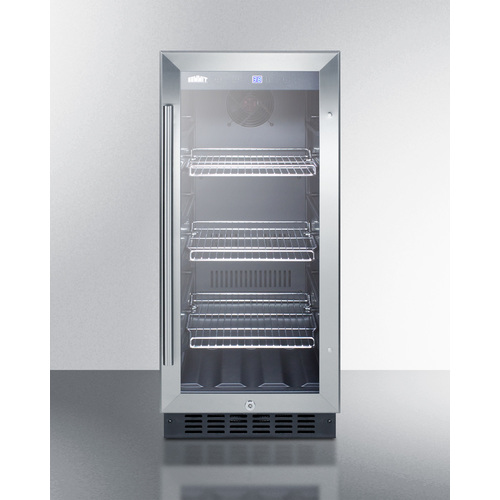 SCR1536B Refrigerator Front
