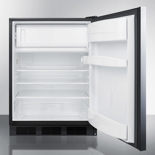 BI541BSSHH Refrigerator Freezer Open