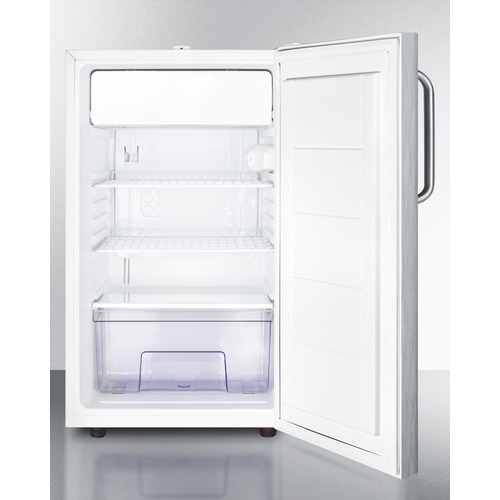 CM411L7CSS Refrigerator Freezer Open