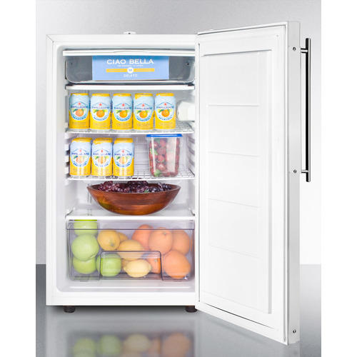 CM411LBI7FR Refrigerator Freezer Full