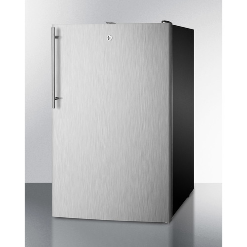 CM421BLBI7SSHVADA Refrigerator Freezer Angle