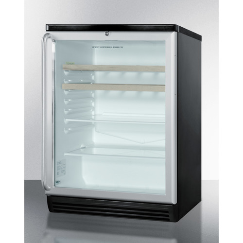 SCR600BLSHWO Refrigerator Angle