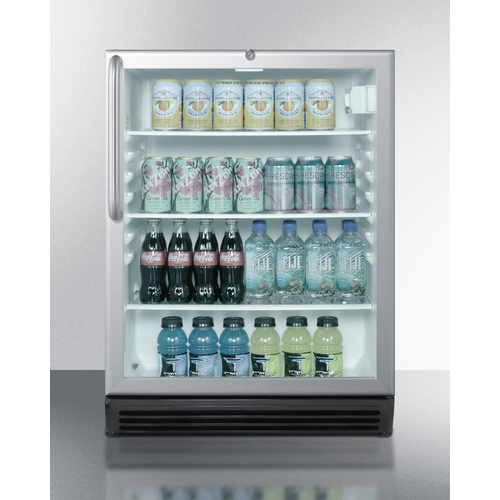 SCR600BLCSS Refrigerator Full