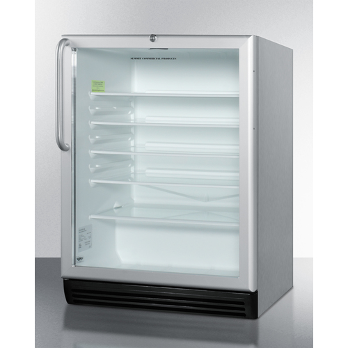 SCR600BLCSS Refrigerator Angle