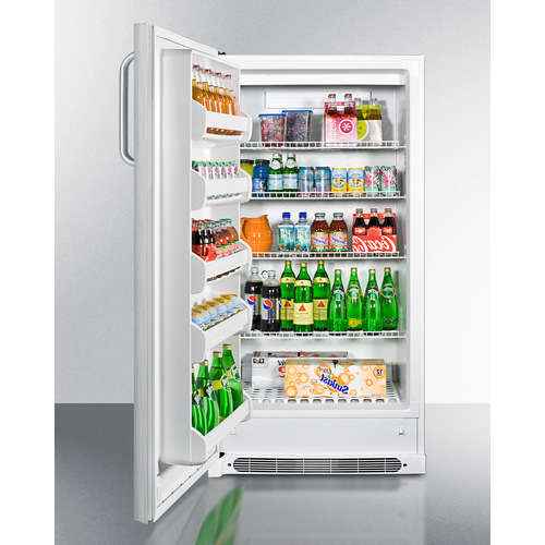 R17FFSSTBLHD Refrigerator Full