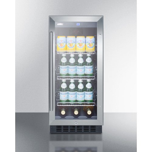 SCR1536BGCSS Refrigerator Full