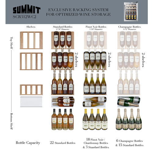 SCR312LBIWC2 Wine Cellar