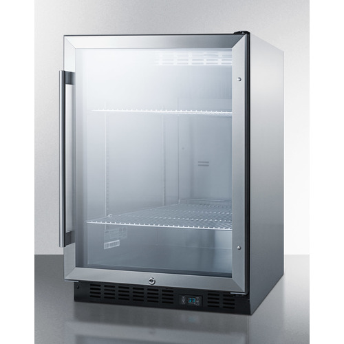 SCR610BLCSS Refrigerator Angle