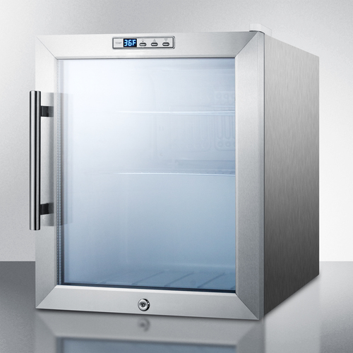 SCR215LCSS Refrigerator Angle