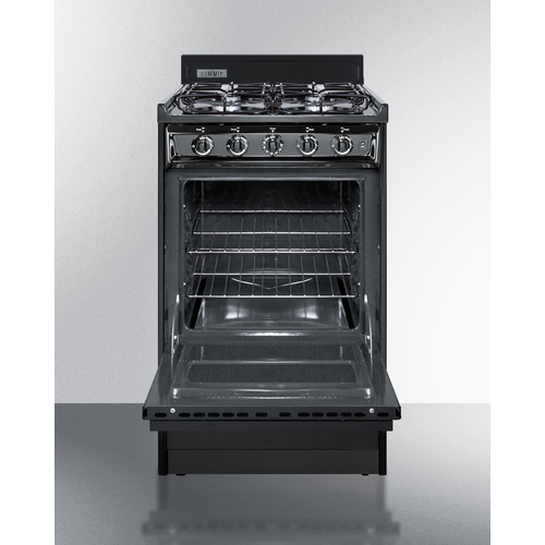 TTM1107CS Gas Range Open