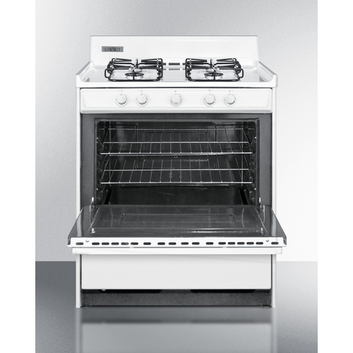 WTM2107S Gas Range Open