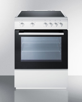 Summit WEM111 20 Inch Electric Range, Porcelain top, oven, and