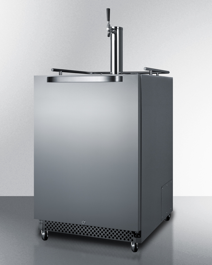 Direct Draw Weatherproof Outdoor & Indoor Beer Dispenser44; Stainless Steel Summit Appliance SBC695OS 24 in 