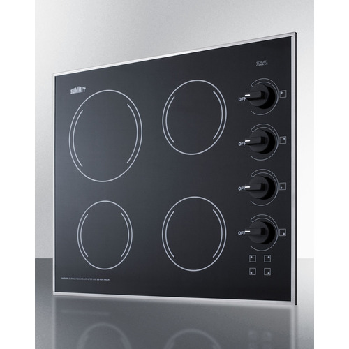 CR425BL Electric Cooktop Angle