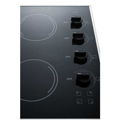 CR425BL Electric Cooktop Detail