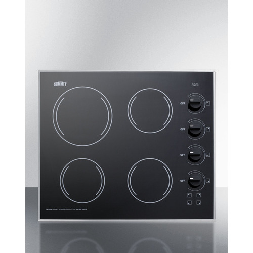 CR425BL Electric Cooktop Front