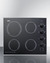 CR425BL Electric Cooktop Front