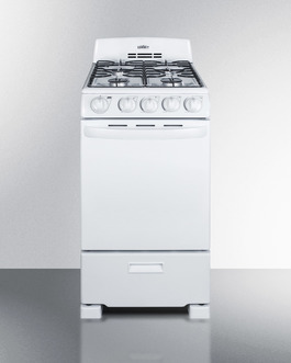 RG200WS Gas Range Front