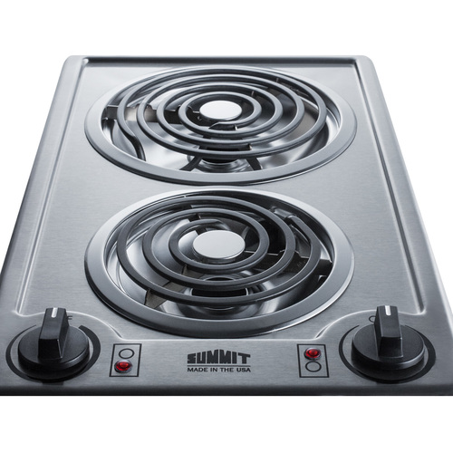 CCE227SS Electric Cooktop Detail