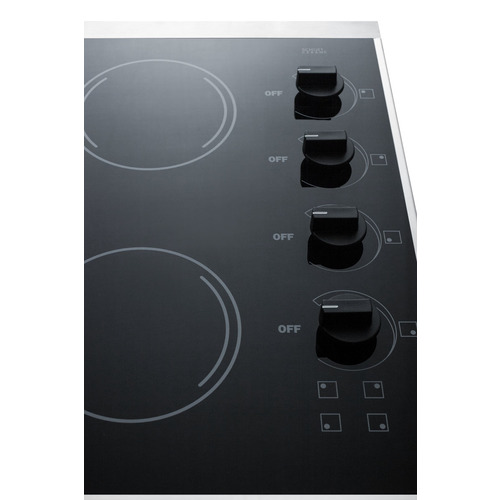 CRS426BL Electric Cooktop Detail