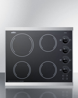 CRS426BL Electric Cooktop Front
