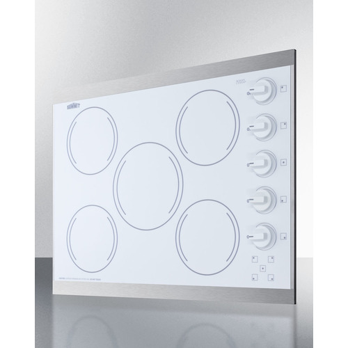 CRS5B14W Electric Cooktop Angle