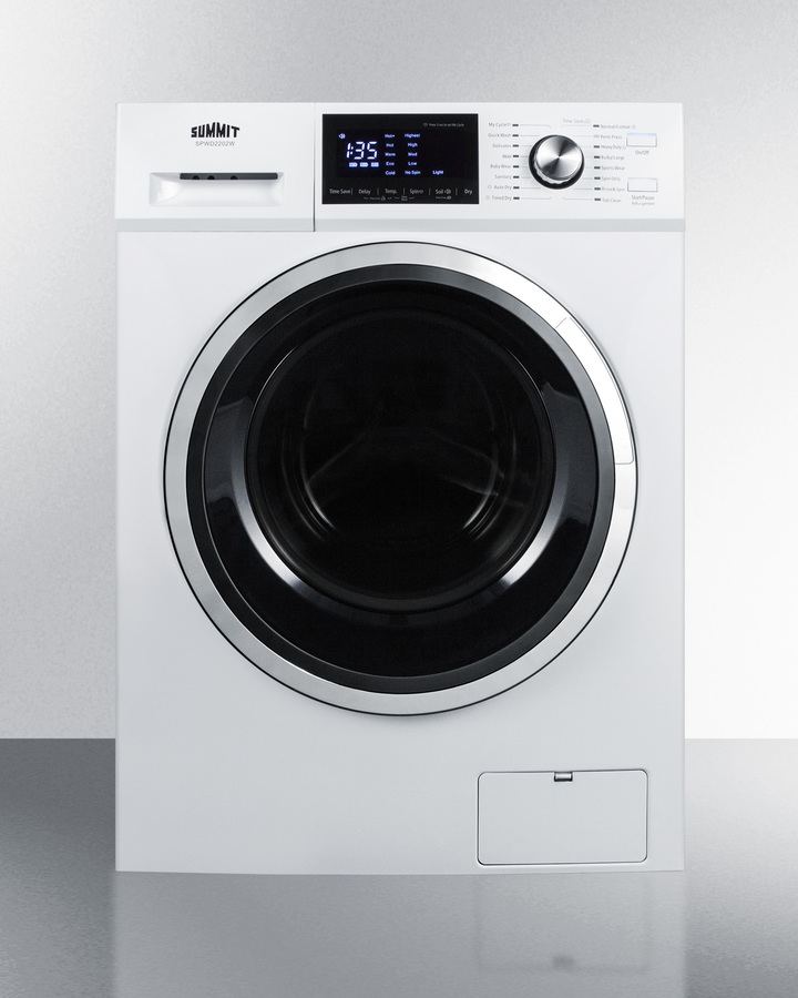 How to load and use a washer dryer combination laundry machine