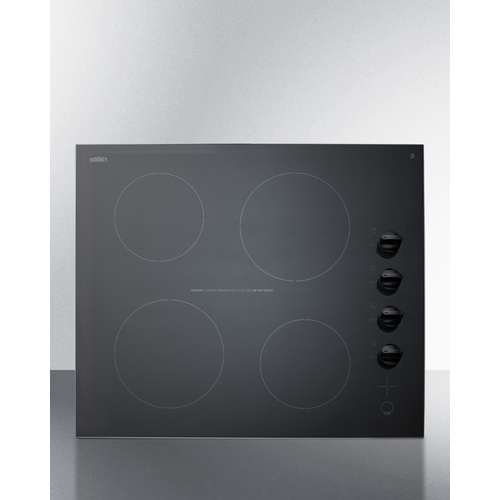 CR4B242BL Electric Cooktop Front