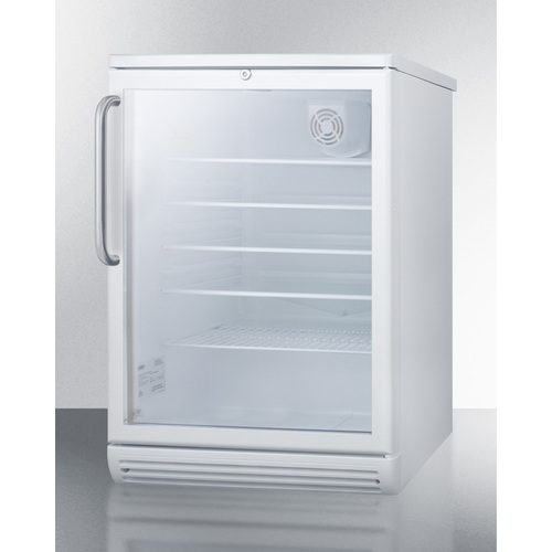 SCR600GLTB Refrigerator Angle