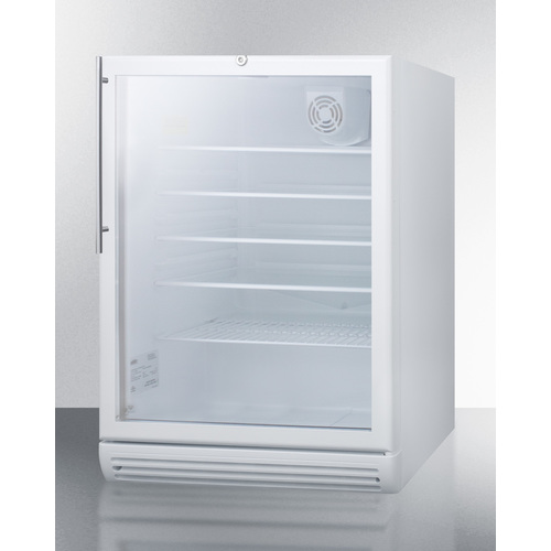 SCR600GLHVADA Refrigerator Angle