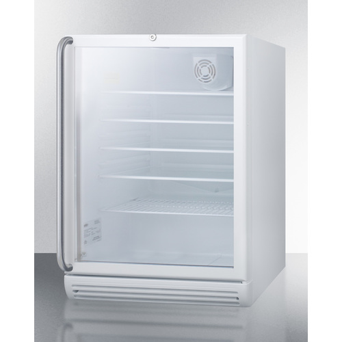 SCR600GLSHADA Refrigerator Angle