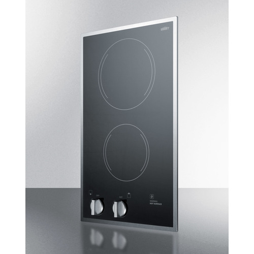CR2B12ST Electric Cooktop Angle