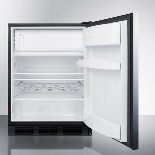 CT663BKSSHH Refrigerator Freezer Open